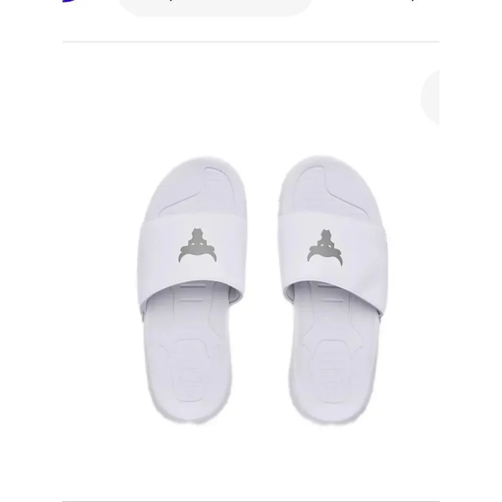 Under Armour Project Rock Men's White Slide Sandals